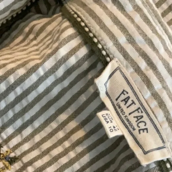 Fat Face UK seersucker blouse - Picture 5 of 9